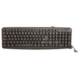 URBAN FACTORY Clavier filaire - USB 2.0 black - Azerty