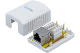 Boîtier mural 1 port RJ45 CAT 6A STP