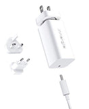 INNERGIE 65U Le plus petit Adptr. d alimentation 65W 6 embouts d alimentation pour portables Câble 1.5M Embouts voyage UE.UK et US