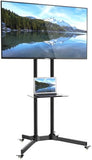 Techly 309982 support pour téléviseur 165,1 cm (65") Noir
