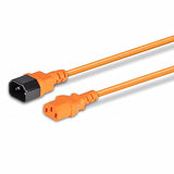 LINDY 0.5m IEC Extension Lead. Orange