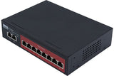 STONET P110GC Switch 10p Gigabit dont 8 PoE+ 120W