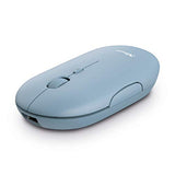TRUST Souris sans fil PUCK Ultra-plate rechargeable - Bleue