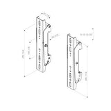 VOGEL S Barre VESA verticale PFS 3302 fixe & inclinable, 80 kg