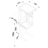 NEOMOUNTS CPU-D075BLACK Support pour ordinateur - max 10 kg - universel