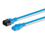 LINDY 0.5m IEC Extension Lead Blue