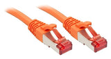 LINDY Cat.6 S/FTP Cable orange 0.3m Patchcable