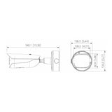 DAHUA- Caméra IP Bullet 8 Mps DH-IPC-HFW7842H-Z4-X