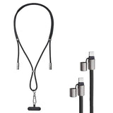 INTENSO Lanière de chargement pour téléphone portable noire