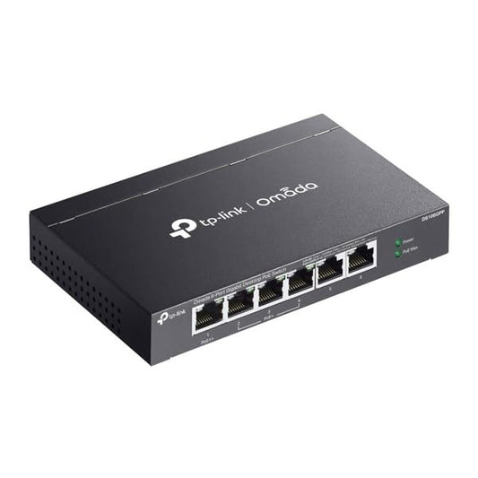 TP-LINK DS106GPP Omada Switch 6p Gigabit dont 3PoE+ et 1 PoE