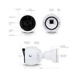 Ubiquiti UVC-G4-BULLET Networks UniFi Protect G4-Bullet Caméra de sécurité IP Intérieure et extérieure Cosse 2688 x 1512 pixels