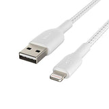 BELKIN BOOST CHARGE USB-A to Lightning Cable Braided 3M White