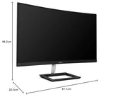 PHILIPS 272E1CA/00 - 27pcs - INCURVE - 1920 x 1080 Full HD (1080p) - VA - 250 cd/m2 - 3000:1 - 4 ms - HDMI, VGA, DP -HP