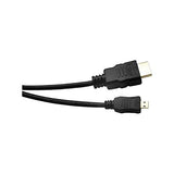 Cordon HDMI haute vitesse avec ethernet micro HDMI 5,00m
