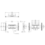 VOGEL S Bras mural PFW 6858 inclin, orient & rotatif