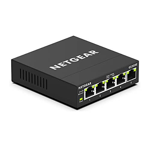 NETGEAR GS305E Switch Smart Managed Plus 5 ports Gigabit