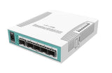 Mikrotik CRS106-1C-5S commutateur réseau Gigabit Ethernet (10/100/1000) Connexion Ethernet, supportant l'alimentation via ce port (PoE) Blanc