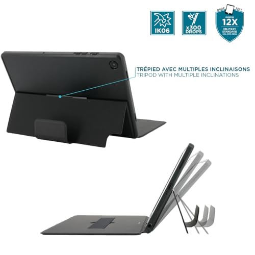 MOBILIS Étui C2 pour Galaxy Tab A9+ 11 (SM-X210 / SM-X216) - Noir