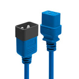LINDY 2m IEC C19 to C20 Extension Cable Blue