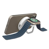 TARGUS Hyper Hyperjuice Qi2 2-in-1 magnetic Charging Stand - White