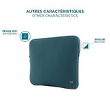 MOBILIS Housse Skin Memory Foam Sleeve pour ordinateur 12.5-14 - Bleu, Gris