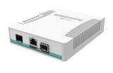 Mikrotik CRS106-1C-5S commutateur réseau Gigabit Ethernet (10/100/1000) Connexion Ethernet, supportant l'alimentation via ce port (PoE) Blanc
