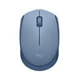 LOGITECH M171 Mouse right and left-handed wireless 2.4 GHz USB wireless receiver black blue