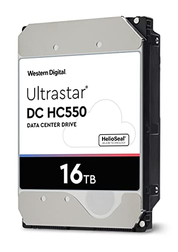 WD Ultrastar DC HC550 16TB 3.5 HDD SATA 512E SE 7200RPM 0F38462/WUH721816ALE6L4