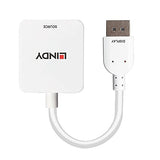 LINDY HDMI 18G to DisplayPort 1.2 Converter Connects an HDMI source to a DisplayPort display