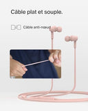 BELKIN USB-C EARBUDS W/ ADJUSTABLE VOLUME LIMITER PINK
