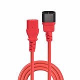 LINDY 0.5m IEC Extension Lead Red