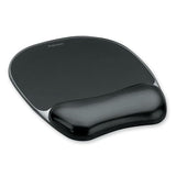 FELLOWES - Tapis de souris - Repose-poignets Gel Crystal™ Noir