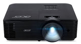 ACER X1228H DLP Projector XGA 1024x768 4500 ANSI Lumen 20.000:1 6.000h HDMI VGA RCA USB 220Watt Philips UHP black