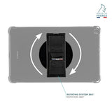 MOBILIS Dragonne Rotative à 360° pour Tablette + Béquille + Porte -Stylet