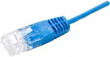 Cordon téléphonique RJ45 / RJ45 UTP 1 paire 4/5 bleu - 5 m