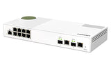 QNAP QSW-M2108-2C 8 port 2.5Gbps 2 port 10Gbps SFP+/ NBASE-T Combo web managed switch