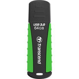TRANSCEND 64Go Clé USB 3.1 Gen 1 - Antichoc Vert