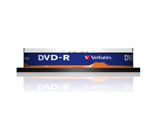 SPINDLE DE 10 DVD-R 16x 4,7GB VERBATIM