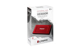 KINGSTON XS1000R 2To SSD Pocket-Sized USB 3.2 Gen 2 External Solid State Drive Red