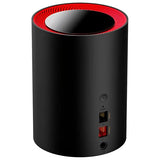 Cudy M3000 2-Pack Bi-bande (2,4 GHz / 5 GHz) Wi-Fi 6 (802.11ax) Noir, Rouge 1 Interne