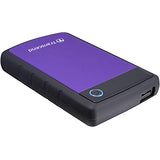 TRANSCEND 4To Disque dur externe 2.5p - Anti-choc Violet