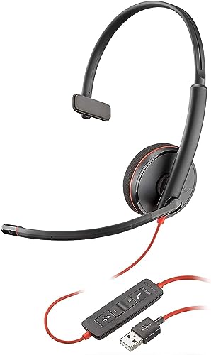 POLY Blackwire C3210 Casque Avec fil Arceau Bureau/Centre d'appels USB Type-A Noir
