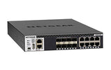 NETGEAR M4300-8X8F Géré L3 10G Ethernet (100/1000/10000) 1U Noir