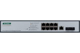 DEXLAN Switch Niv.2 8P Gigabit PoE+ 140W & 2 SFP