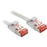 LINDY Cat.6 U/FTP Flat Patch Cable Grey 1m