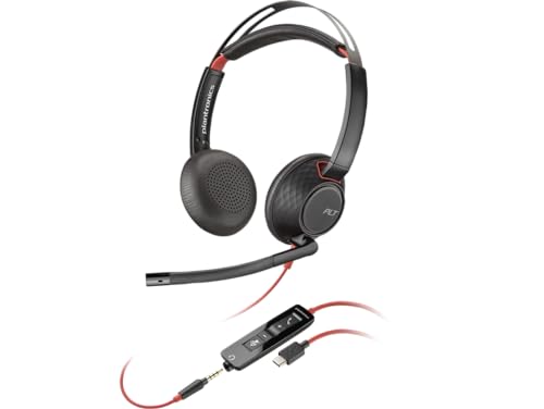 POLY Blackwire C5220 casque MS USB-C/A+Jack - 2 écout.