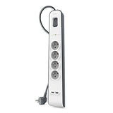 BELKIN Multiprise/Parafoudre 4 Prises 2 Ports USB