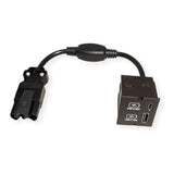 BACHMANN Plastron chargeur 2 ports USB A et C