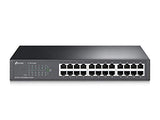 Switch réseau RJ45 10/100 METAL 13" - 24 ports