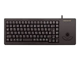 Cherry clavier miniature + trackball azerty usb noir +2 win